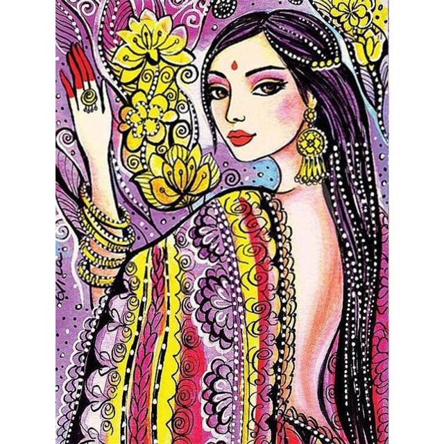 5D DIY Diamond Painting Woman Modern Picture of Rhinestone Diamond Embroidery Sales Cross Stitch Mosaic Wall Home Decor