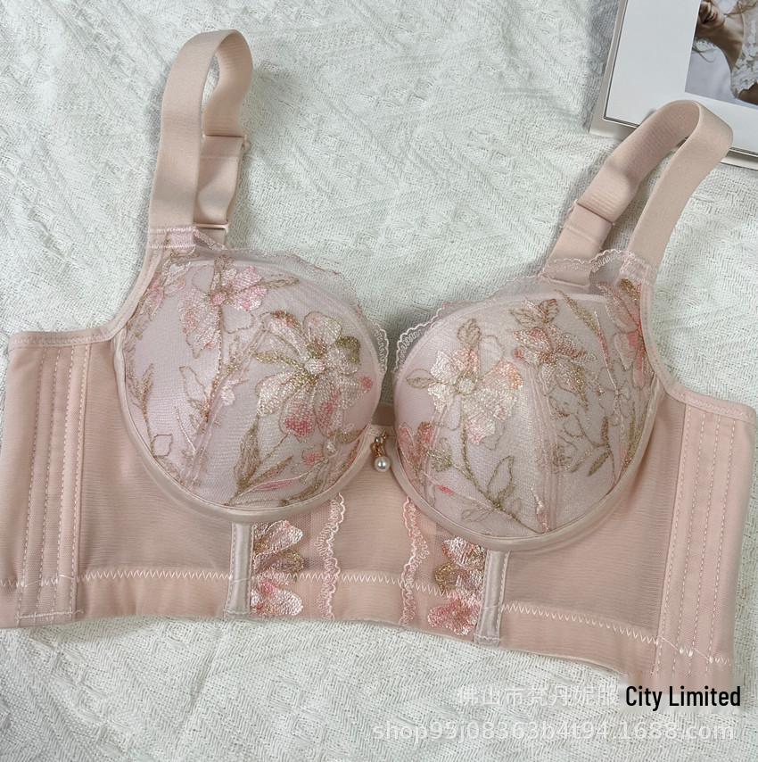 Adjustable Push-Up Bra: Supportive, Anti-Sag, Enhancing Beauty Salon Lingerie for Small Busts