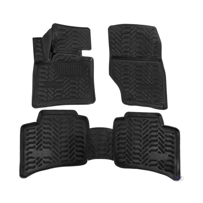 J&J AUTOMOTIVE | Tapis De Sol En Caoutchouc 3D Exclusive Pour Volkswagen Touareg 2014-2018