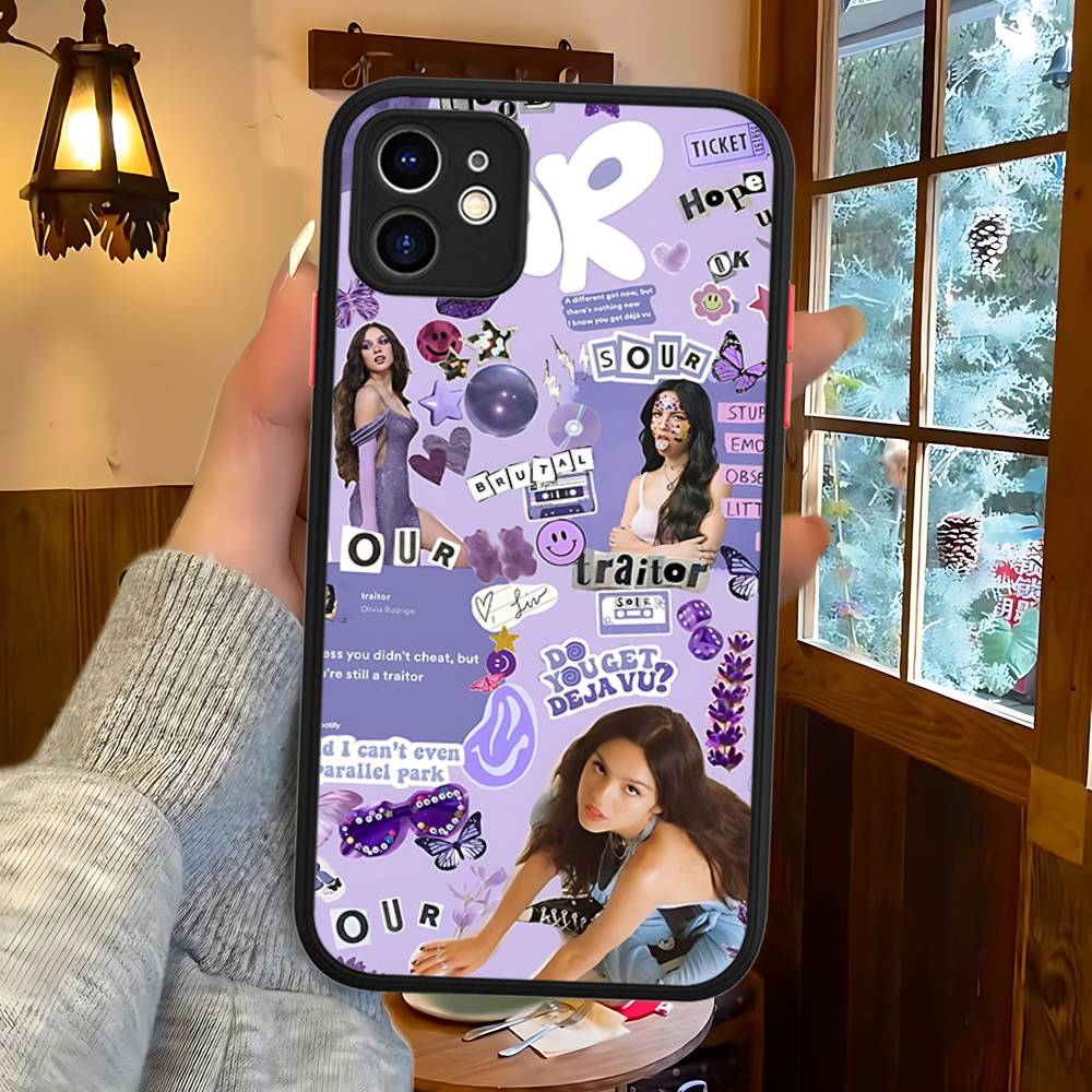 

Певица О-Оливия Р-Родриго Для iPhone Air 16 15 14 Plus 13 12 11 Pro Max Матовый Чехол Гелевый Ударопрочный Чехол для Телефона iphone 13 pro