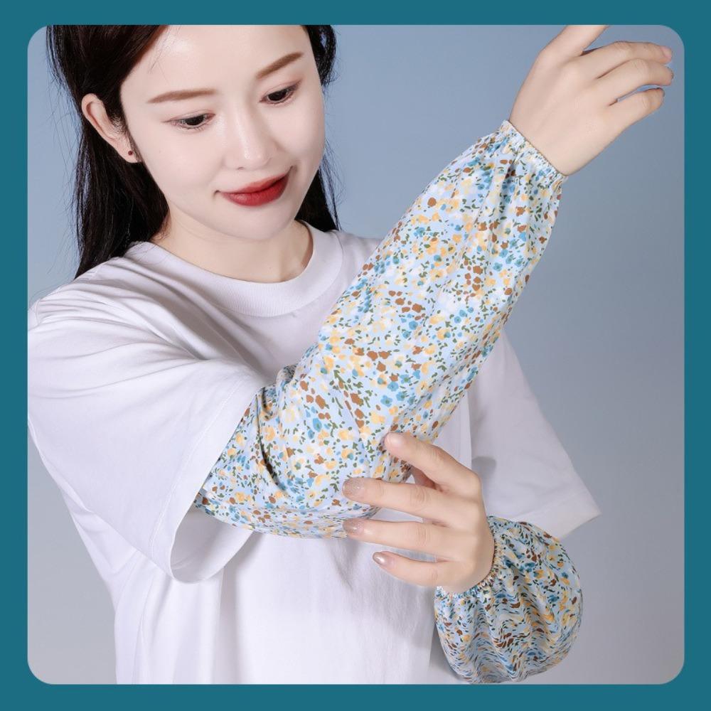 Anti-UV Ice Silk Gloves Loose Long Mittens New Sunscreen Sleeves  Summer