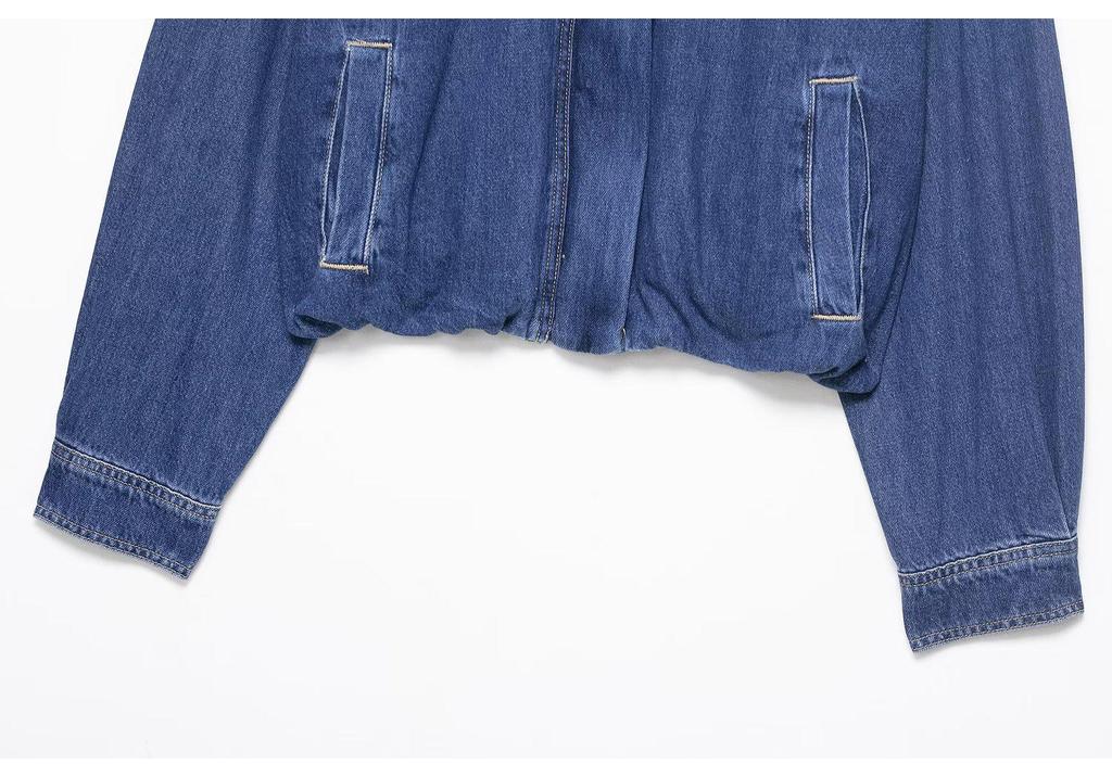 Moderne Retro Denimjakke til Kvinder - Europæisk & Amerikansk Stil
