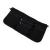 Black Short Waitress Apron 7 Pockets Adjustable Server Apron for Women Man Restaurants Cafes Machine Washable