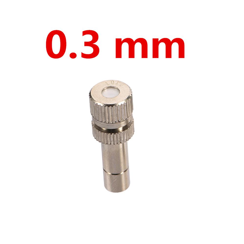 0,1-0,8 mm Niederdruck Feinstaubdüsen Desinfektion Landschaftsbau Kühlung Befeuchtung Zerstäubungszerstäuber 3 Stück