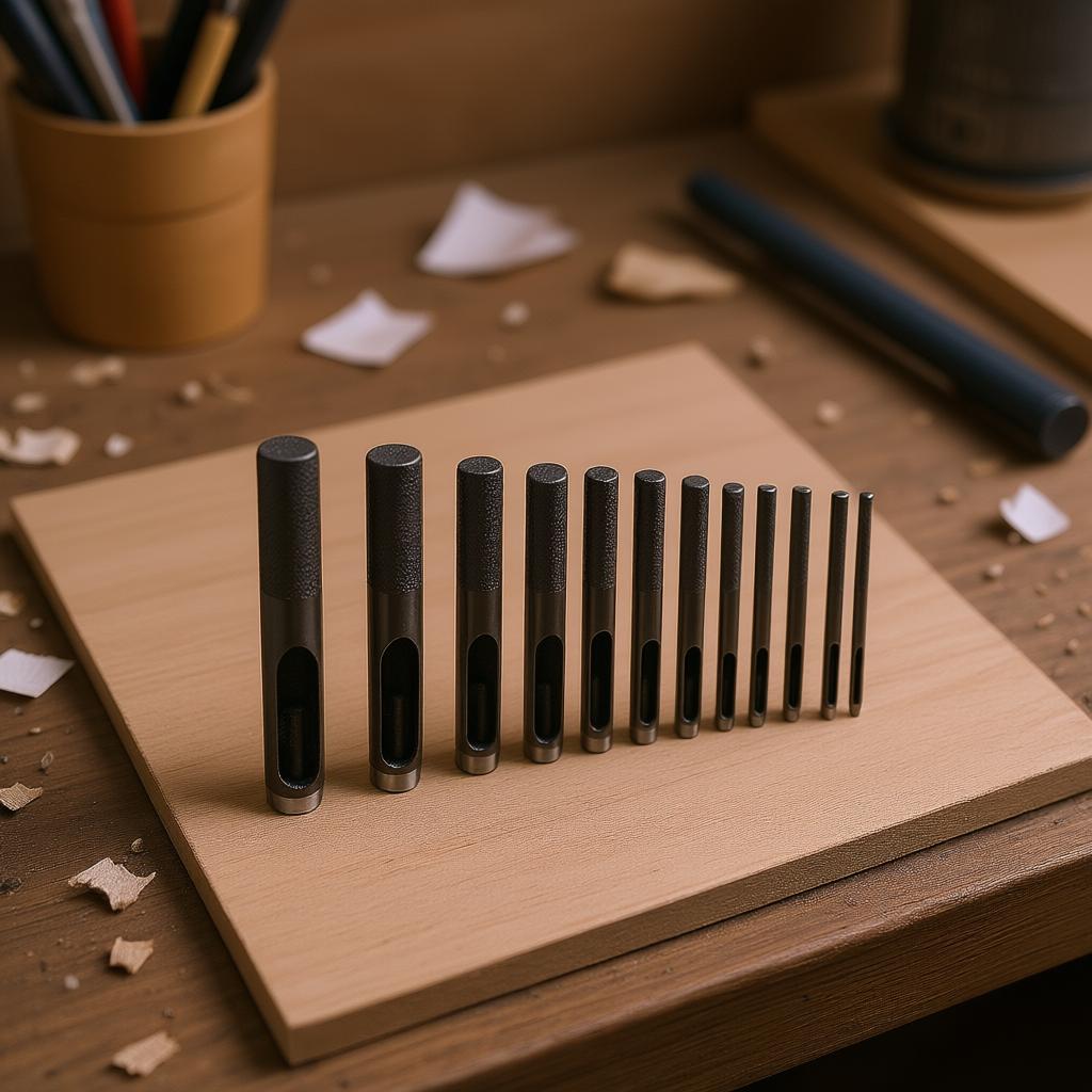 

12PCS 1-10mm Leather Craft Round Hollow Hole Punch For Belt Watch Band Gasket Hollow Punch Steel Hole China Mainland