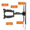 TV Wall Mount Bracket Full Motion Tilt TV Bracket Suit for 26''-55'' TV Screen load up to 40kg VESA 400x400mm