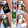 Christmas Girls Tree Gift Phone Case for iPhone 16e 15 14 13 12 17 Pro Max Plus Air 17pro Cover Coque