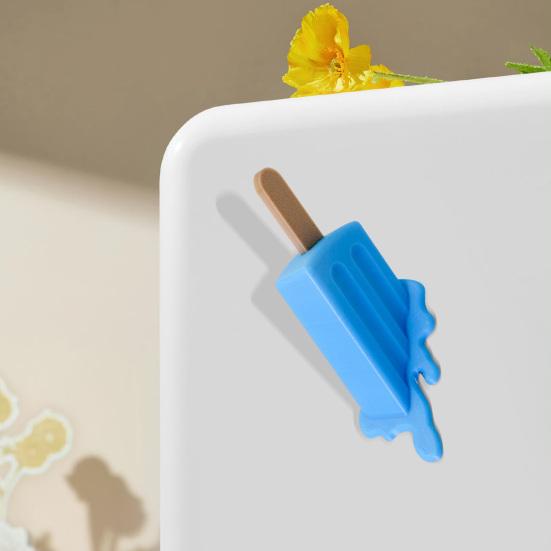 Melting Ice Cream Fridge Magnet DIY Fridge 3D Ice Stick Office Kitchen Locker Magnetic Decoration
