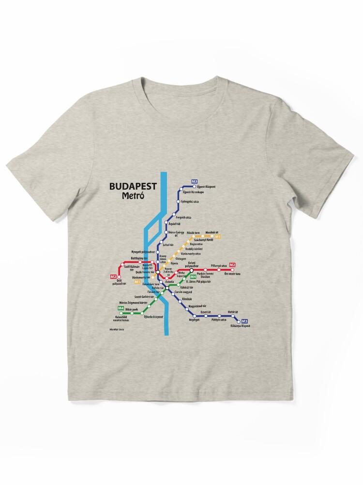 Metro BUDAPEST metro network Essential Unisex T-Shirt