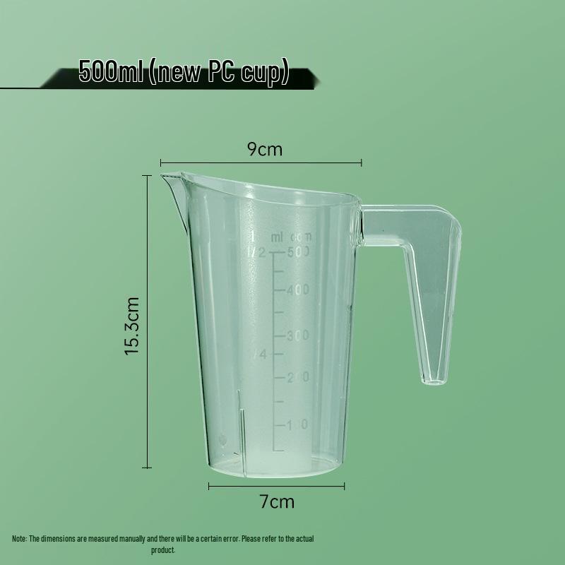 Hengzhi Large-Capacity Food-Grade Plastic Measuring Cup for Milk Tea