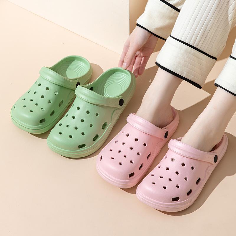 Summer Beach Lightweight Semi-Enclosed Slippers