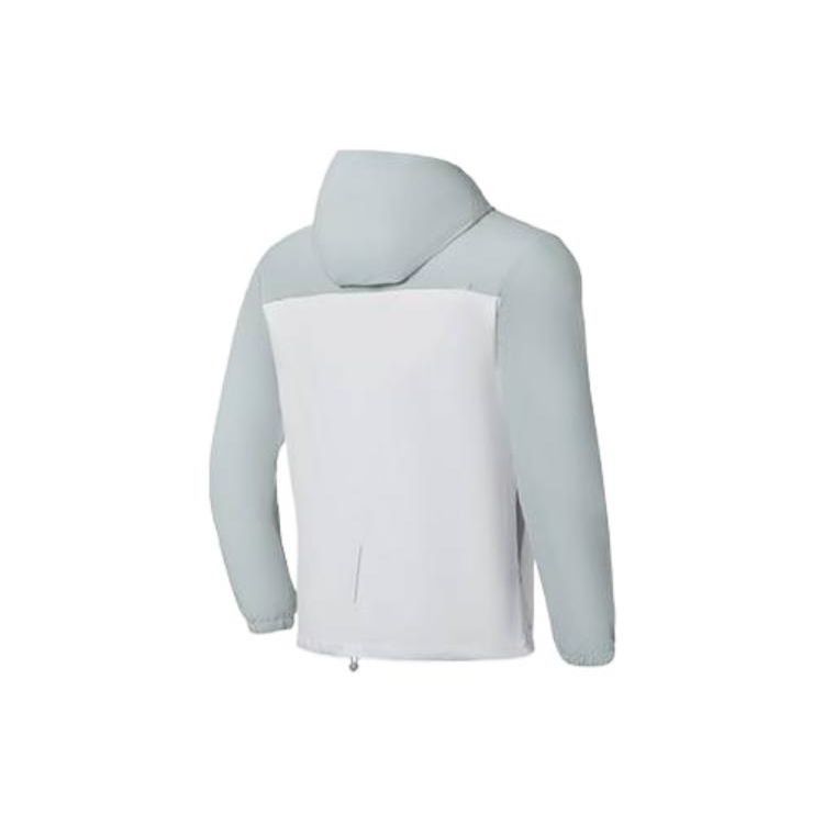 Li Ning Running Series Logo Color Block Packable Hooded Sports Jacket Men Jackets Light-Blue AFDS365-8