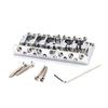 Metal Fixed Hardtail Saddle Bridge for 6 String Electric Guitar Accessories