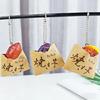 Adorable And Fun Roasted Sweet Potato Keychain Charm Featuring Realistic Design For Food Enthusiasts Decoration