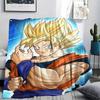 Dragon Ball characters Print Flannel Blanket,High quality Comfortable for All Seasons,Home Decor,Warmth and Comfort,Perfect for Christmas Gifts