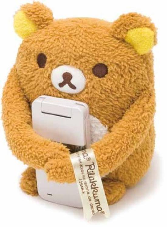 Rilakkuma Yururira Plush Mobile Stand (Rilakkuma) MK-97001