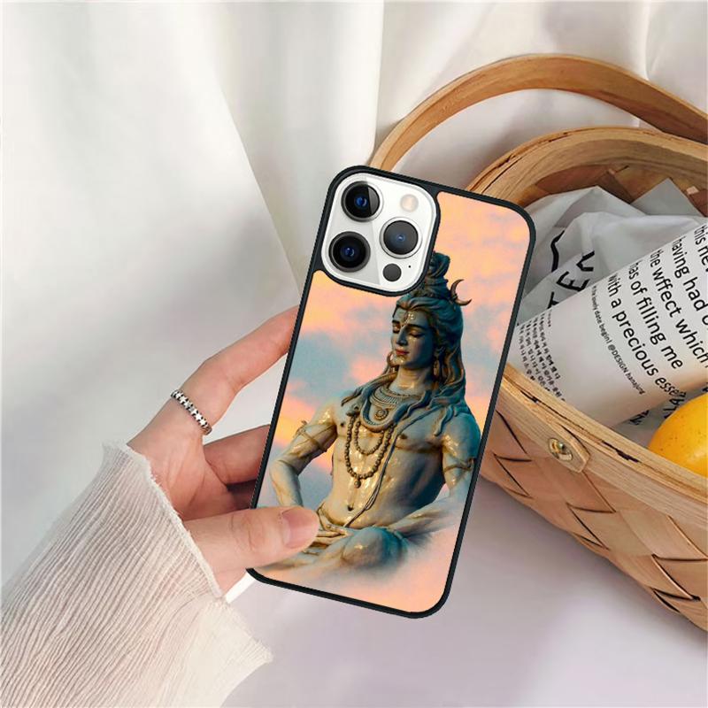 Lord Shiva Hindu God Buddha India Phone Case For iPhone 17 Air 16 15 14 11 12 13 Pro  MAX Plus Coque Cover Shell