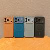 Matte For Magsafe Magnetic Phone Case For iPhone 17 16 15 14 13 Pro Max Full Soft Bumper Wireless Charge Skin Feel Cover