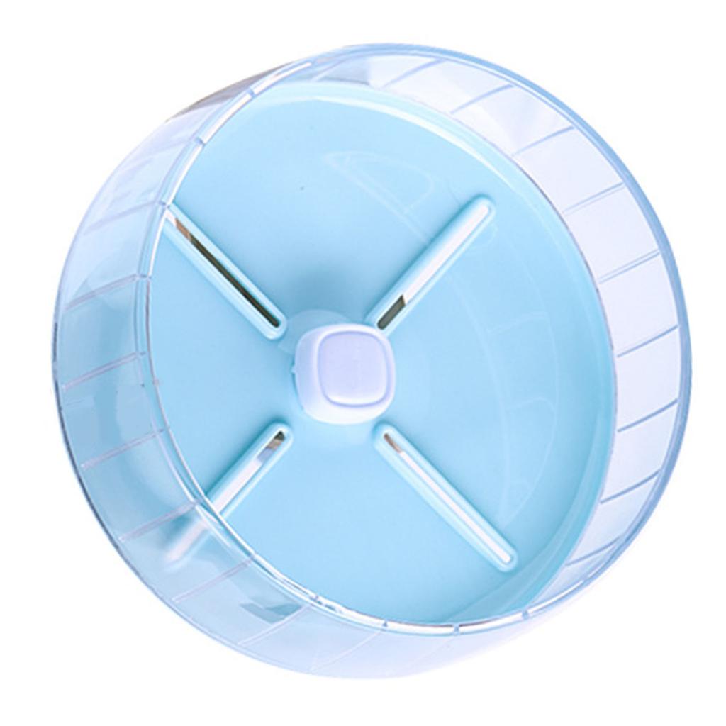 Hamster Exercise Running Wheel Silent Hamster Wheel Toys for Small Pets Hamster Cage 20cm 7.9in Blue