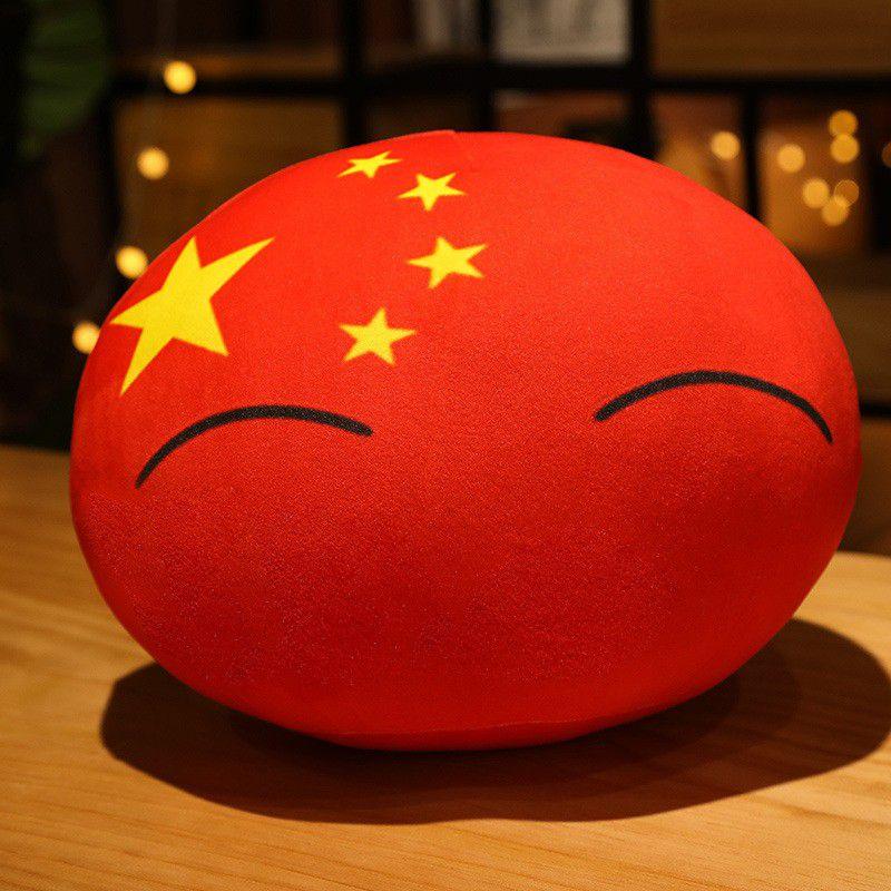 Последняя серия плюшевых игрушек Polandball, аниме-кукла-подушка Countryball China A,30cm