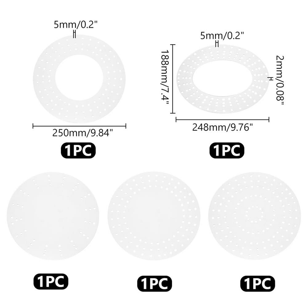 

Oval Wreath Board 5-Piece Acrylic Garland Frames Wedding Wreath Frames For Crafts For Crafts Holiday Wedding Christmas Ornaments