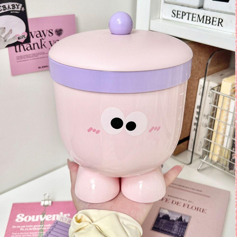 Creative Trash Can Plastic Garbage Collector Pen Holder Storage Bin  Bathroom