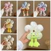 Cute Cotton Filled Scrunchies Cloth Plaid Flower Hair Ring Creative Bun Rubber Bands  Travel