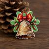 Gingerbread Man Hanging Ornaments 12/24/36Pcs Christmas Outdoor Decorations, Ornaments, 2D Double Sided Traditional Holiday Tree Decor Xmas for Office
