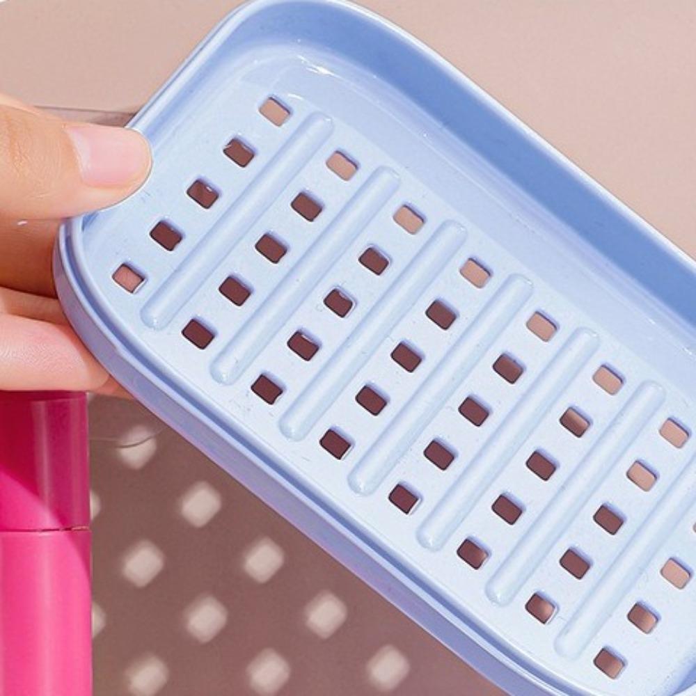 Waterproof Japanese Style Soap Box Plastic Soap Storage Rack Wall Mounted Soap Box  Bathroom