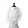 New Solid Color Wool Square Scarf Women's Imitation Cashmere Autumn and Winter Warm Scarf Cashmere Shawl