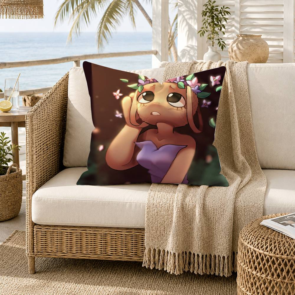 Bassie DDandys WWorld Pillow Case for Sofa Living Room Home Office Decor Protective Cover
