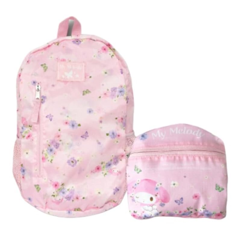 

Hatayama Shoji folding backpack watercolor flower my melody H38×W28×D13cm 33202300