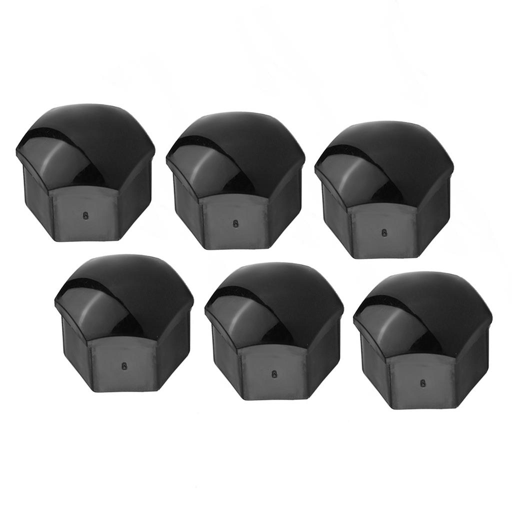 20pcs 21mm Nut Car Wheel Auto Hub Screw   Anti Theft Cover   Black