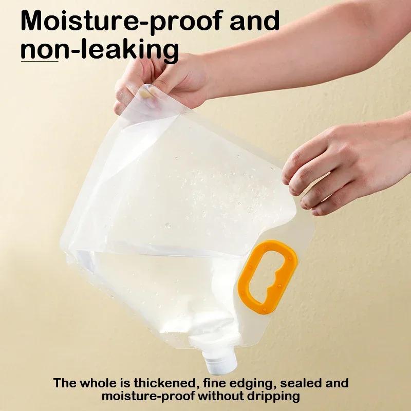 High Quality Portable Storage Bag for Multigrain and Rice, Anti Moisture & Anti Moth Transparent Food Grade Sealed Packaging Bag
