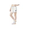 Puma Embroidered Logo Lace-Up Breathable Shorts Women shorts White 623535-65
