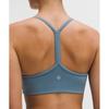 Lululemon Flow Y Bra Light Support  C D Cup  Evolve Steel Blue