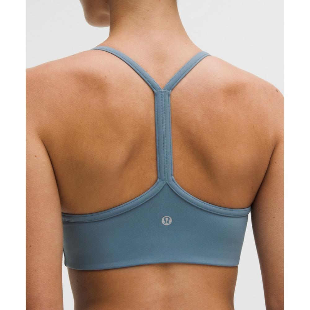 Lululemon Flow Y Bra Light Support  C D Cup  Evolve Steel Blue