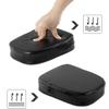 Motorcycle Backrest Cushion Pad, Round Sissy Bar Pad, Universal Fit, Black (Type B)