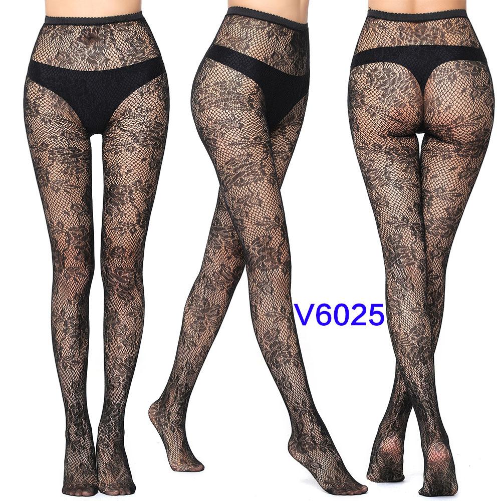 Sexy Black Stockings Large Size Seduction Ins Bow Hollow Fishnet Socks Bottom Socks Oversized Mesh Socks