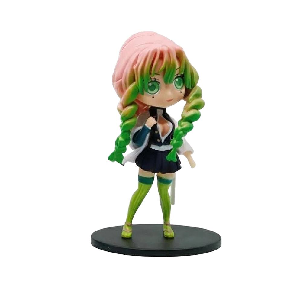Demon Slayer Kimetsu No Yaiba Cute Kawaii Q Posket Figure Nezuko Tanjirou Zenitsu Shinobu Giyuu PVC Desktop Ornaments Model Toys