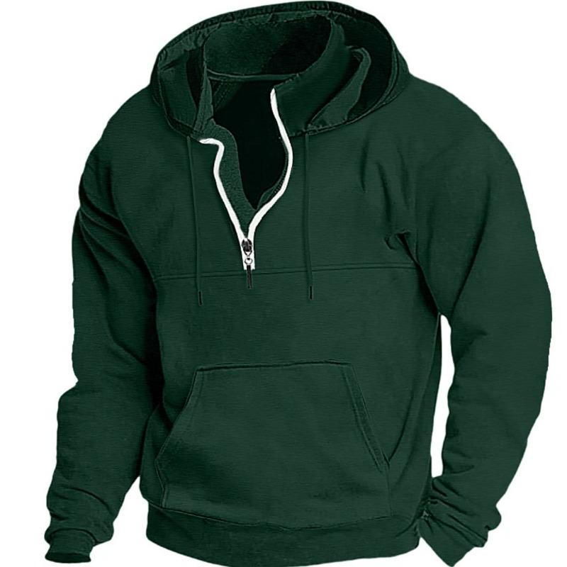 Herbst Winter Kapuzenpullover dicke lässige Jacke Männer können bedruckten lockeren Kapuzenpullover hinzufügen Hoodies & Sweatshirts (Herren)