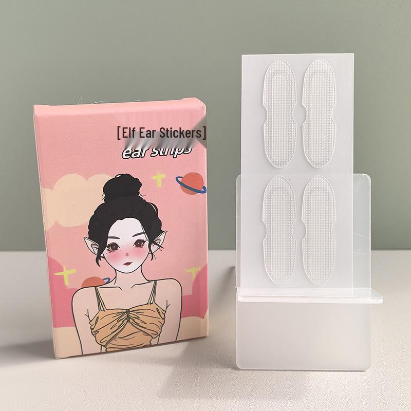 

Наклейки на эльфийские уши «Кости дракона» - Стиль «Тонкое лицо» для фото на документы, Самоклеящиеся стоячие уши, Иллюзия ушей Дамбо 1 ear sticker + 4 alcohol pads