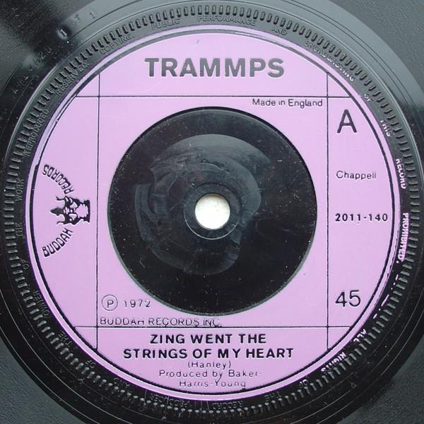 

7inch Record TRAMMPS Zing Went The Strings Of My Heart 2011140 Buddah Records 1972 UK SoulFunk Used