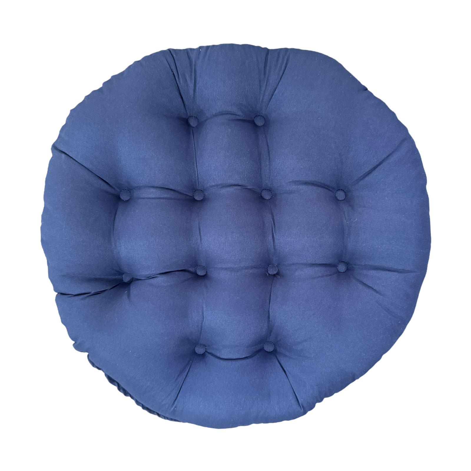 

Круглая подушка на стул, толстая, многофункциональная, для сиденья в офисе, для спальни тёмно-синий