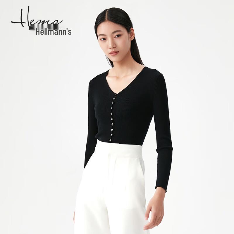 Haier Mans Women's V-Neck Long Sleeve Wool Knit Sweater