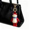 1/2Pcs Frog Keychain Decor Cartoon Backpack Purse Charm Realistic Frog Texture Keychain Portable Mini Keychain with Lobster Clasp