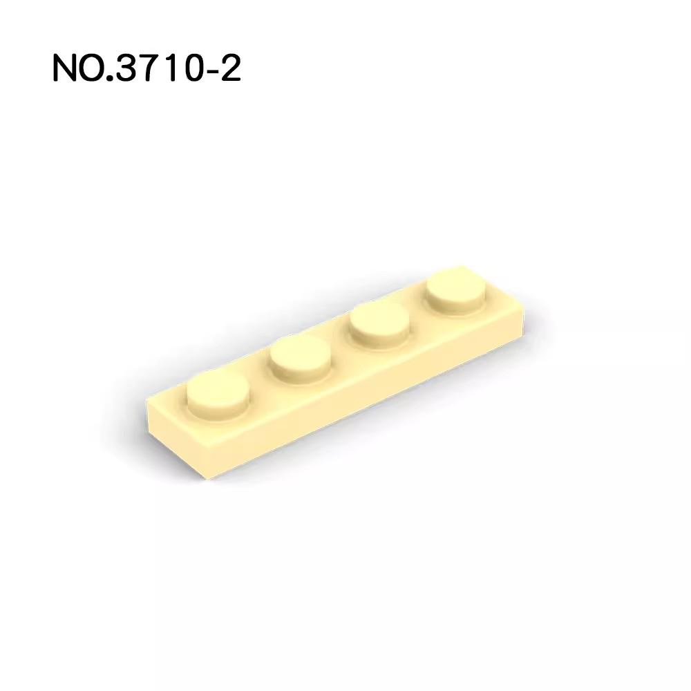 20Pcs MOC Compatible Assembles Particles Plate 3710 1x4 for Building Blocks Parts DIY Enlighten Bricks Educational Tech Toys
