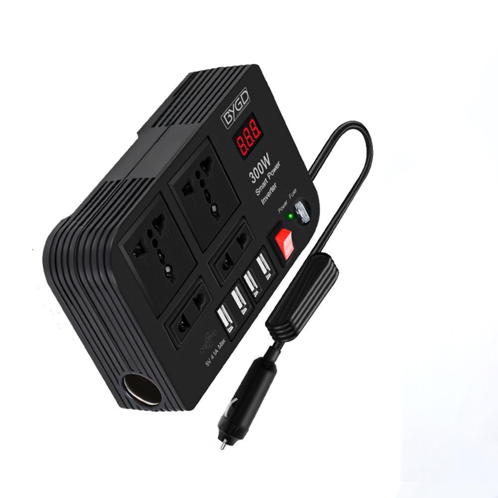 12V 300W Car Inverter: 220V AC Power Converter for Vehicle Appliances