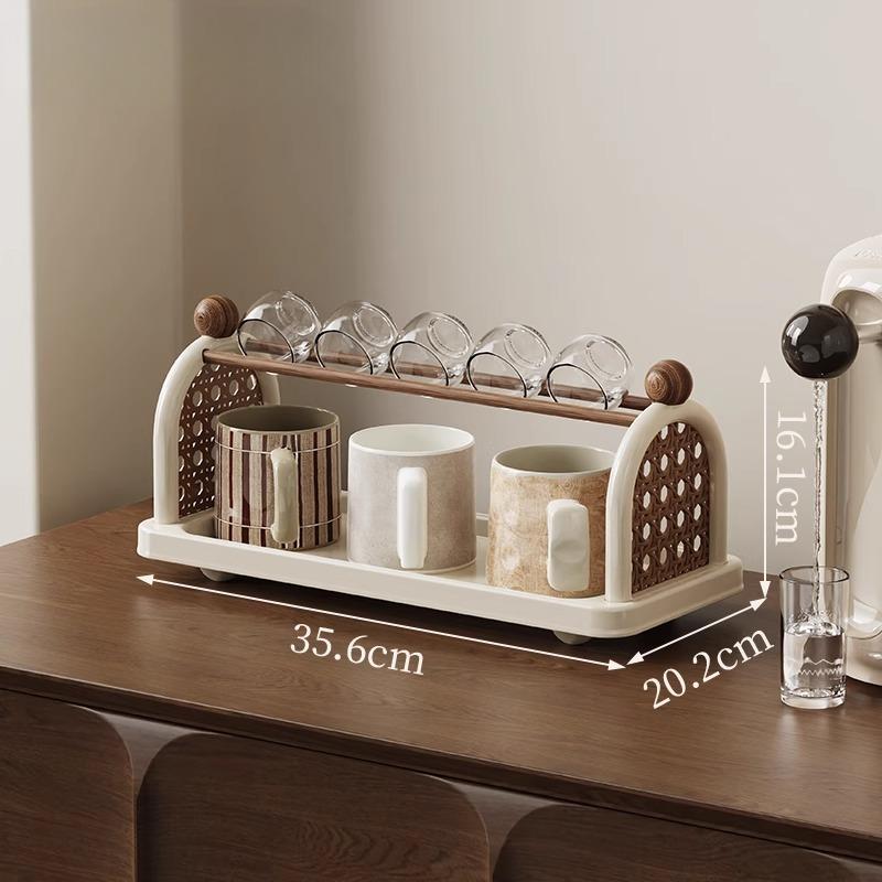 

Multi-layer Storage Rack Water Cup Tea Cup Glass Rack Desktop Organizer Cups Display Stand Countertop Mug Storage Rack Organizer
