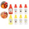 25ml Mini Kruidenfles Knijpfles Saus Kampeer Knijpflessen voor BBQ Ketchup Olie Sojasaus Keuken Essentieel TWZH02